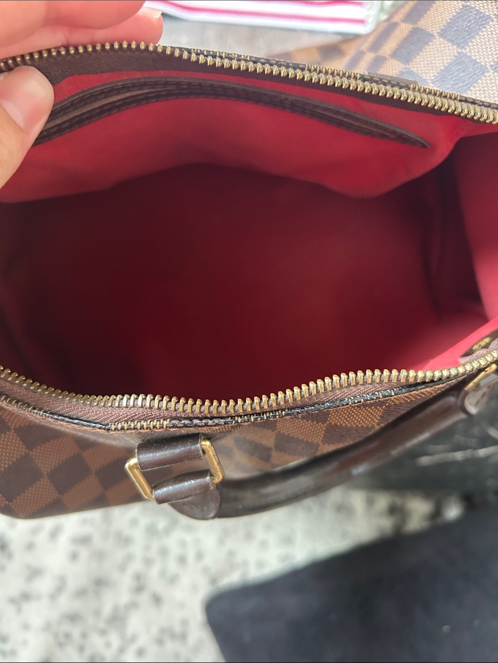 Louis Vuitton Speedy 30 Damier Ebene Coateal Canvas - Picture 6 of 6